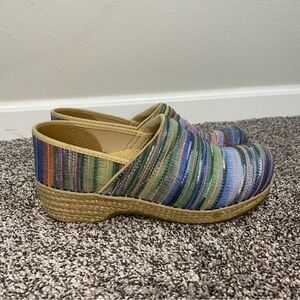 Dansko Jute Pro Weave Rainbow Artisan Clog Women’s 39 or US 9‎
